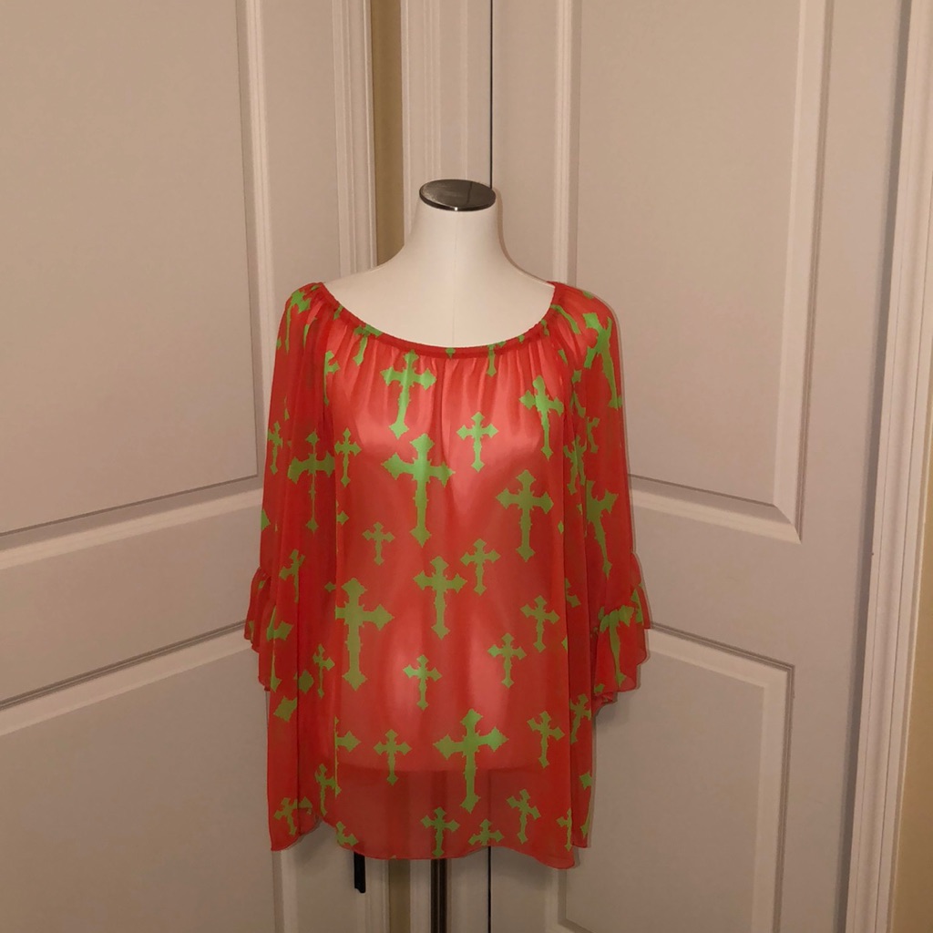 Cross Patterned Shirt